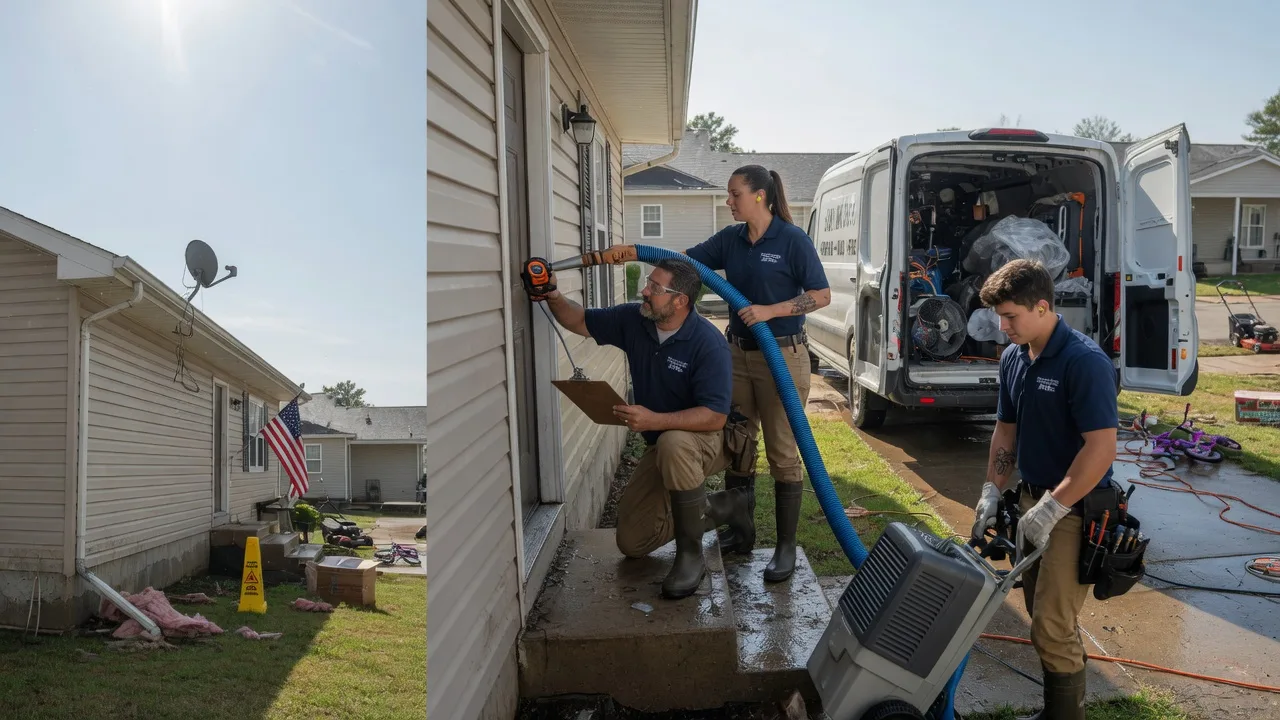 Ceiling Water Damage Restoration in Goodman, WI near me